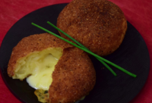 Cromesquis de pommes de terre au fromage