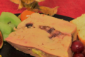 Foie gras aux figues et éclats de fruits sec