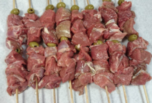 Boucherie Chambeau. Brochette d'agneau