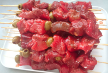 Brochettes de boeuf tex-mex