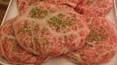 Boucherie Chambeau. Crépinette de porc