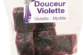 Maison de la violette. cubes de fruits myrtille violette