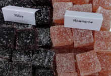 Au Parrain Généreux. Pâte de fruits rhubarbe