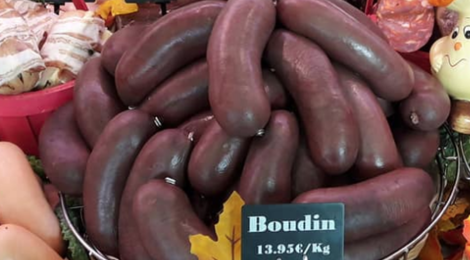 Boucherie Degert. boudin noir