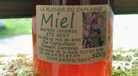 Le rucher du Caplanne. Miel de Bruyère Cendrée