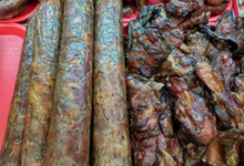 Charcuterie du paradis. andouille de poulet