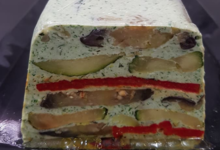 Charcuterie Fessard. Terrine de légumes du soleil