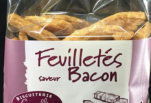 Biscuiterie Cannelle et Bergamote. Feuilleté apéritif bacon