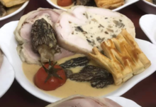 Moelleux de volaille Label Rouge farci sauce aux morilles
