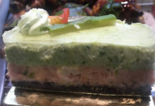 Mousseline d’asperges sur truite fumée