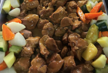 Navarin d’agneau et ses petits légumes vapeurs