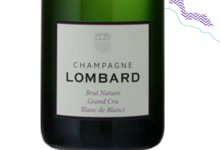 Champagne Lombard. Brut nature. Grand cru. blanc de blancs