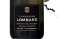Champagne Lombard. Brut nature rosé de saignée grand cru. Lieu dit "Les Marquises"