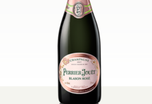 Champagne Perrier Jouet. Blason rosé