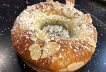 KG Piraux Boulanger-Pâtissier. Tranche myrtille