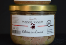 Famille Maudet-Cousin. Rillettes pur canard