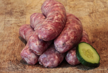 Nature viandes. Saucisse de boeuf aux échalotes