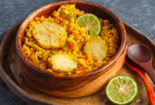 Boulgour au curry et petits légumes