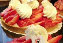 Boulangerie Delaunay. Tarte fraise chantilly