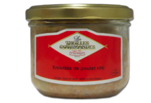 Les Treilles Gourmandes. Emiétté de poulet rôti