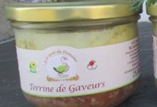 Foie gras du domaine. Terrine de gaveurs