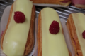 Serot Boulangerie. Eclair citron framboise