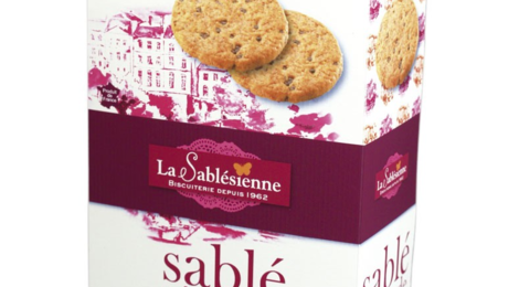 Biscuiterie La Sablésienne. Sablé pur beurre pépites de chocolat