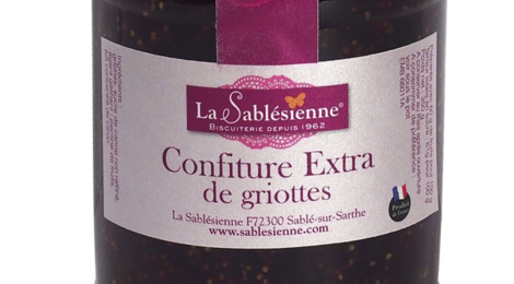 Biscuiterie La Sablésienne. Confiture extra de griotte