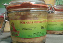 Ferme de la Malvoyère. Foie gras entier (semi-conserve)