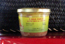 Ferme de la Malvoyère. Cailles farcies au foie gras