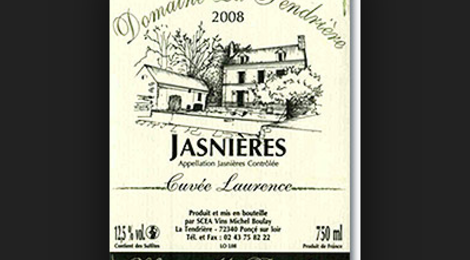 Vins Boulay. Domaine de la Tendrière. Jasnières