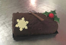 Histoire De Chocolat. Bûche chocolat