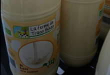 La Ferme de Traon Bihan. Lait cru entier