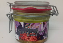 Le safran des Ardennes. Foie gras de canard "cuit" au safran