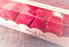 La fermette. Pâte de fruits fraise