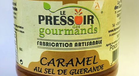 Le pressoir des gourmands. Crème de caramel au sel de Guérande