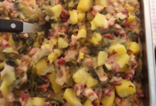 Maison Jacquemart. Salade aux lards
