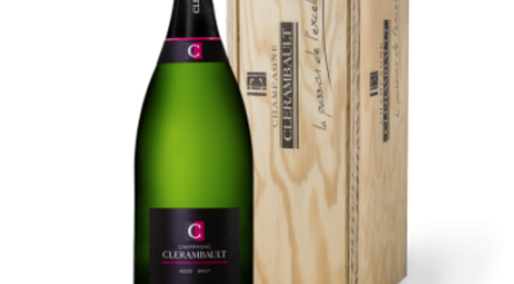 Champagne Clérambault. Magnum rosé brut