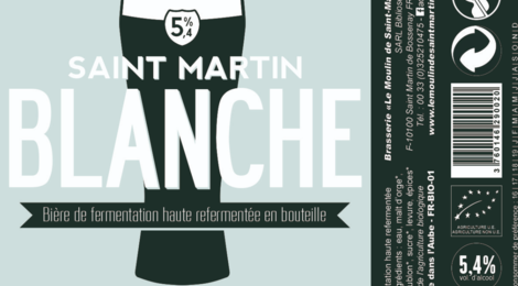 Le Moulin De Saint Martin. Blanche bio