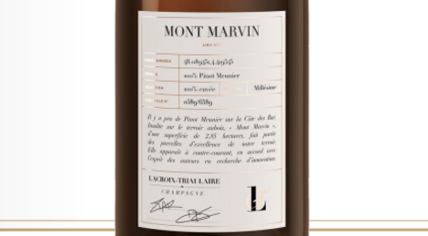 Champagne Lacroix Triaulaire. Mont Marvin