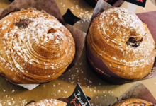 Pâtisserie Blanchard. Brioche feuilletée au chocolat