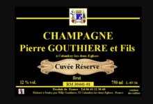 Champagne Pierre Gouthière & fils. Cuvée Réserve