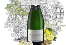 Champagne De Saint Gall. Blanc de blancs extra brut grand cru