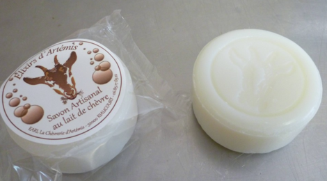 La Chèvrerie d'Artémis. Savon au lait de Chèvre nature