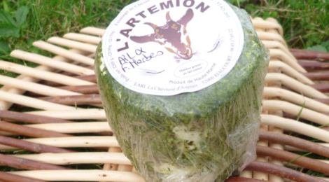 La Chèvrerie d'Artémis. Crottin de chèvre à l'ail et fines herbes