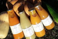 La Ferme d'Orchamps. velouté de courgette