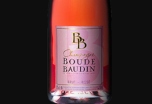 Champagne Boude-Baudin. Brut rosé