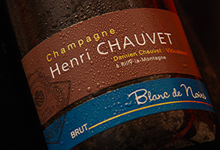 Champagne Henri Chauvet. Blanc de noirs