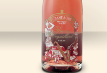 Champagne Brixon Coquillard. Champagne brut rosé Années Folles