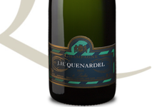 Champagne JH Quenardel. Blason vert brut